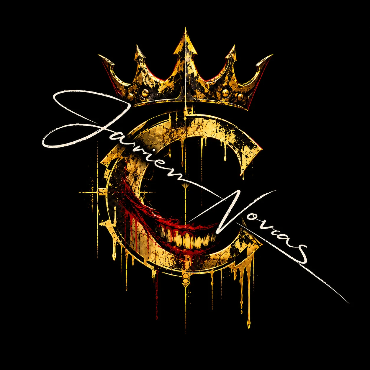 Caut!on — Javier Novas official crown emblem